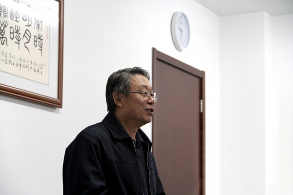 地球科学学院孙文科副院长致词 